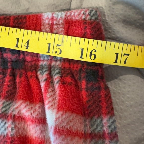 Cuddl Duds Flannel Red Plaid Pull-On Lounge Pants Cozy Winter Christmas womens L - Picture 6 of 6